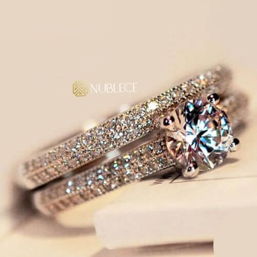 Anel  Zircon Rings Nublece