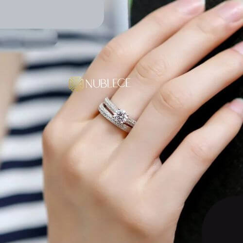 Anel  Zircon Rings Nublece