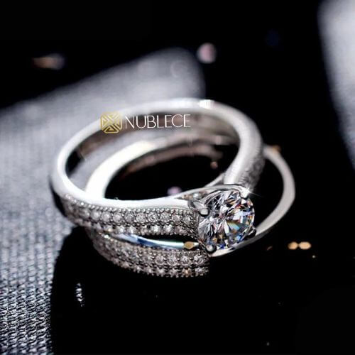 Anel  Zircon Rings Nublece