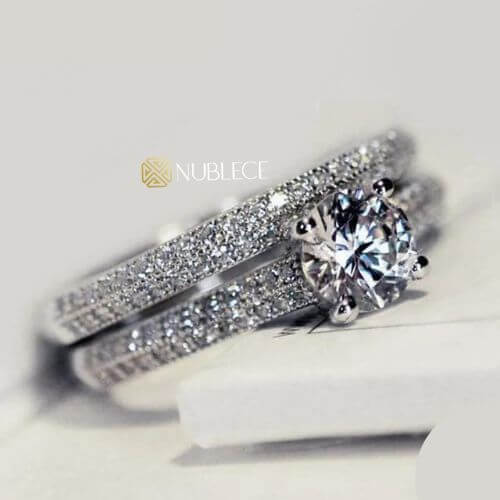 Anel  Zircon Rings Nublece