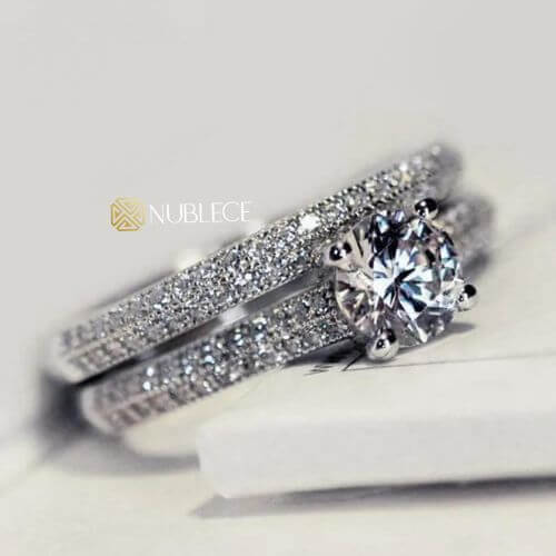 Anel  Zircon Rings Nublece